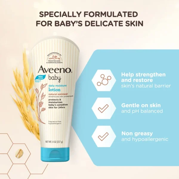 Aveeno Baby Daily Moisturising Lotion for Delicate Skin 227g