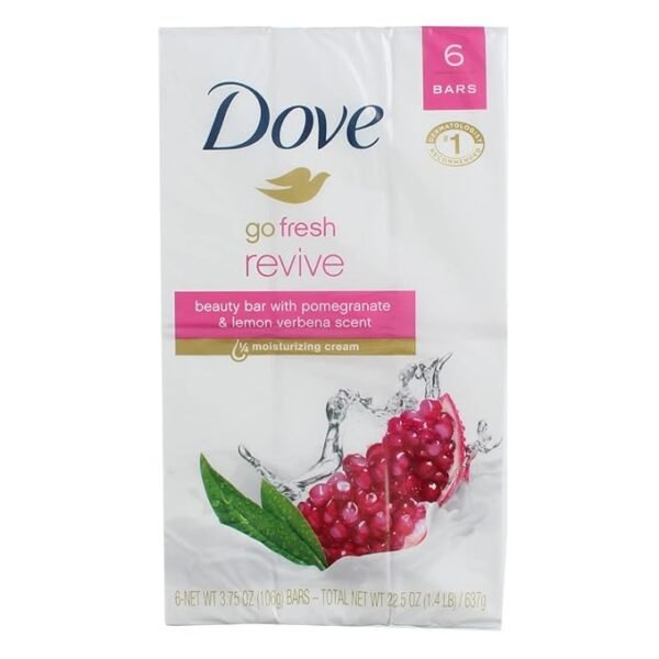 Dove Bar Go Fresh Revive Cream Soap 106g, (Pack Of 6)