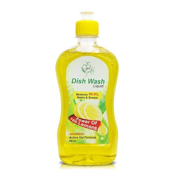 Just Peachy Advanced Dishwasher Liquid Rinse Aid With Power of 100 Lemons 500ml
