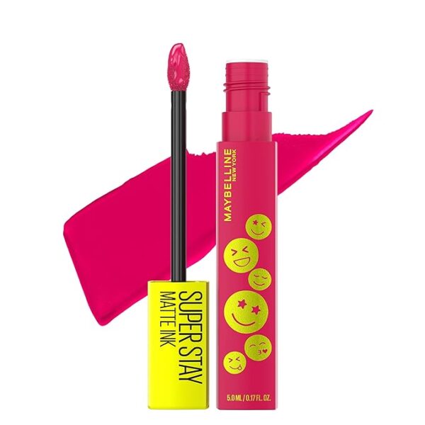 Maybelline Super Stay Matte Ink Liquid Lip Color, Optimist, Pink, 5.0ml