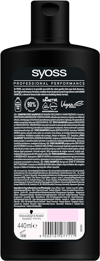 Syoss Salon Plex Shampoo 500ml