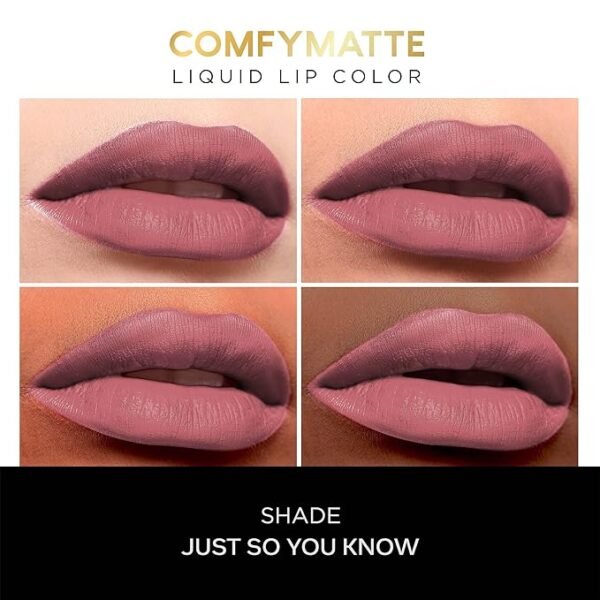 Faces Canada Comfy Matte Liquid Lipstick, 10 Just So U Know 3ml