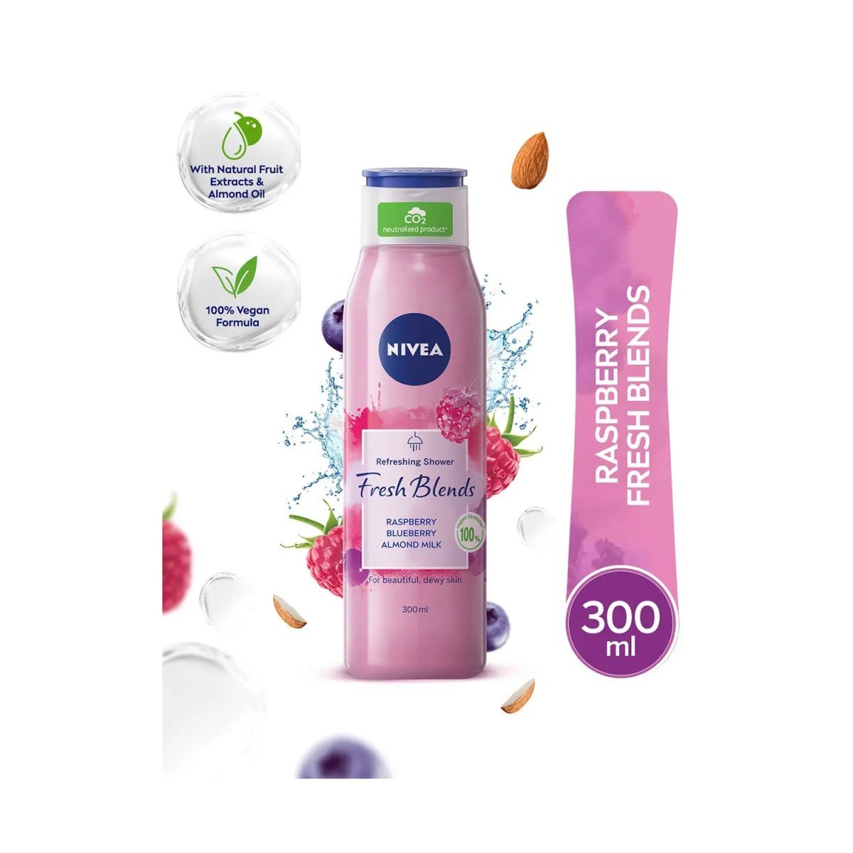 Nivea Raspberry Refreshing Shower Gel 300ml