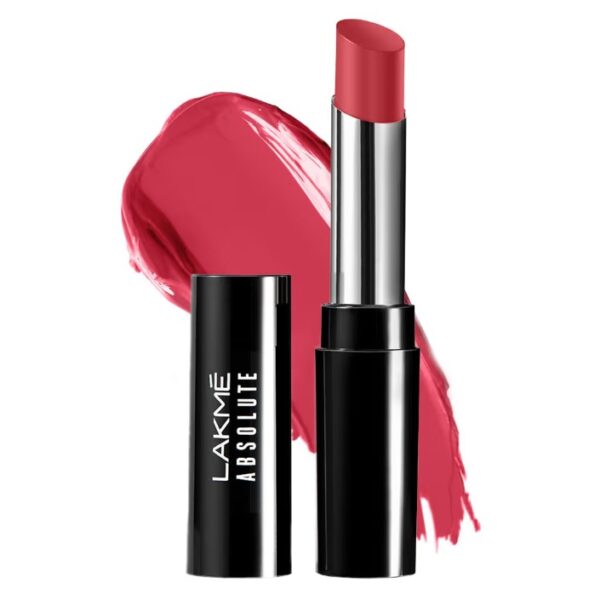Lakme Absolute Skin Dew Satin Lipstick, 202 Pink Play - Image 3