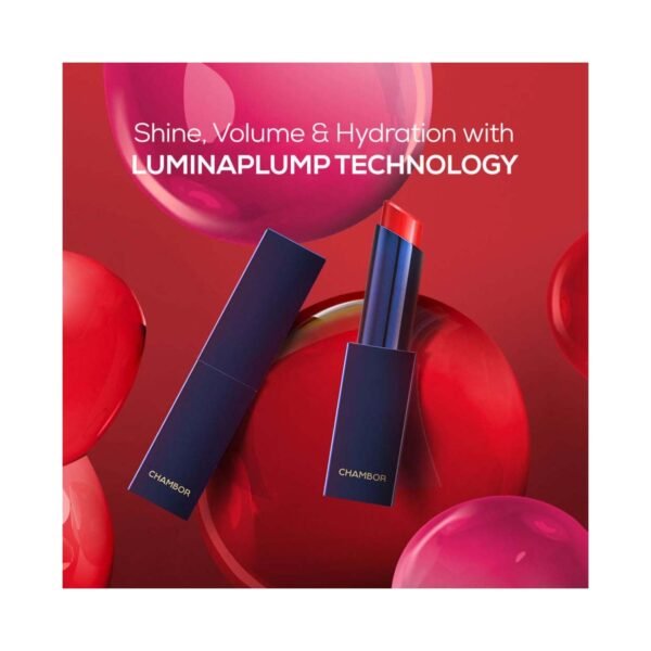 Chambor Tres Shine Plump Long-Lasting Lipstick,342 Bombay Boheme 3g - Image 3