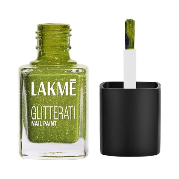 Lakme Absolute Glitterati Nail Polish, 115 Tinkerbell