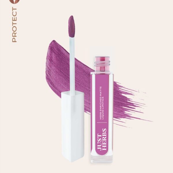 Just Herb Matte Liquid Lipstick, Marvelbus Magenta