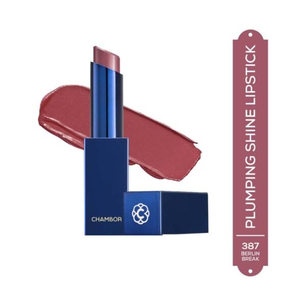 Chambor Tres Shine Plump Long-Lasting Lipstick, 387 Berlin Break 3g