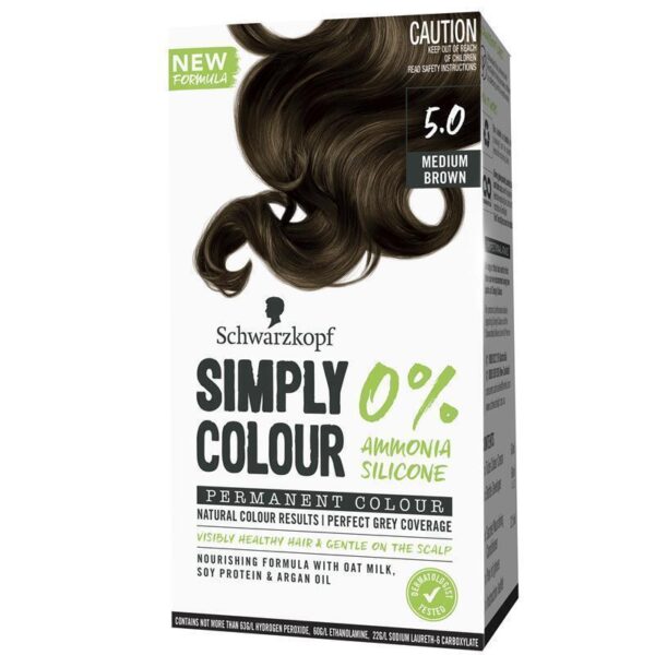 Schwarzkopf Simply Colour 5.0 Medium Truffle Brown Hair Colour