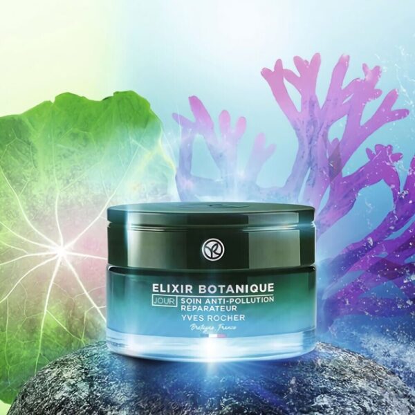 BOTANICAL ELIXIR YVES ROCHER REPAIRING+ANTI-POLLUTION CARE CREAM DAY 50 ml. NEW!