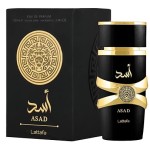 Lattafa Imported Long Lasting Luxury Perfume Spray Asad Premium Refreshing Oud and Musk Fragrances Eau De Parfum 100 ml Perfume for Unisex (Pack of 1)