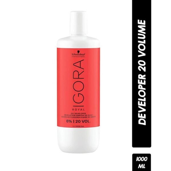 Schwarzkopf Professional Igora Royal 20 Vol 6% Colorist's Color & Care Developer 1000ml