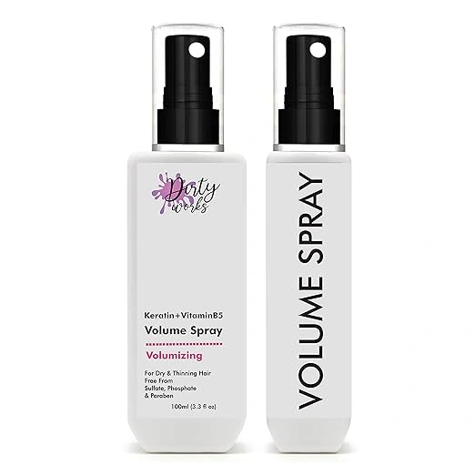 Dirty Works Keratin+Vitamin B5 Volumizing Boost Hair Spray 100ml