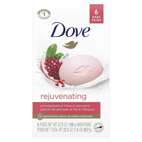 Dove Rejuvenating Beauty Bars, Pack Of 6