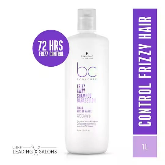 Schwarzkopf Professional Bonacure Frizz Away Shampoo with Babassu Oil 1000ml