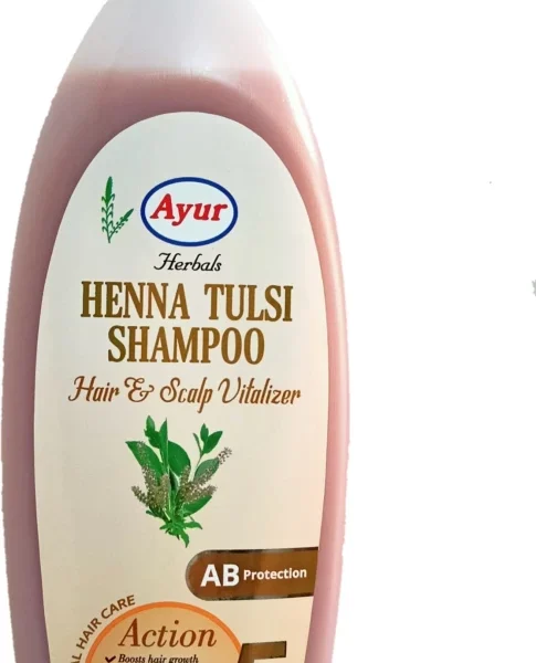 Ayur henna tulsi shampoo 500ml