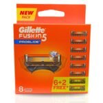 Gillette Fusion - Manual Shaving Razor Blades Cartridge 8 pcs