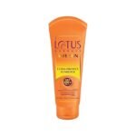 Lotus Herbals Safe Sun Ultra Sunblock | SPF 100+ | PA+++ | Anti-Ageing | Preservative Free | 50g