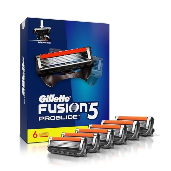 Gillette Fusion 5 Proglide Blades for men - 6