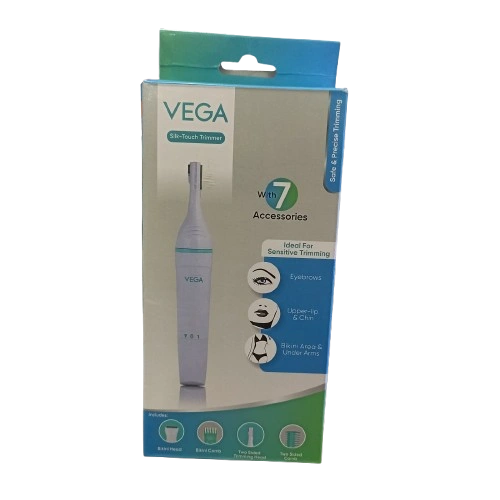 VEGA Silk Touch Eyebrow, Underarms & Bikini Trimmer for Women, (VHBT-01)