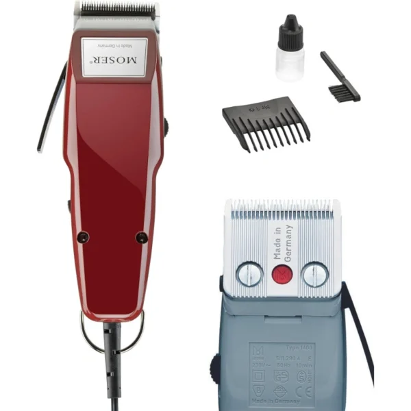 Moser Shaver For Men (1400) - Maroon Trimmer