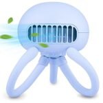 Andrti Portable Bladeless Mini Handheld Fan with Flexible Tripod
