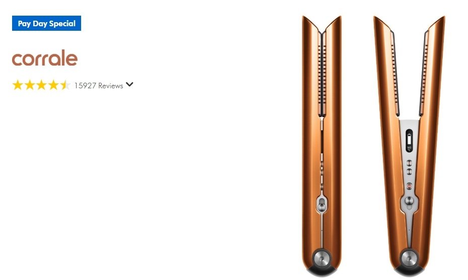 Dyson Corrale™ straightener (Bright Copper/Bright Nickel) Dyson Corrale™ straightener (Bright Copper/Bright Nickel)