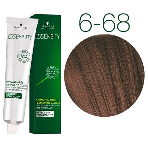 Schwarzkopf 6-68 Dark Blond Chocolate Red 60ml - permanent colouring without ammonia |