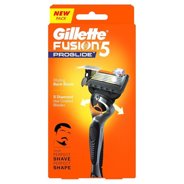 Gillette Fusion5 ProGlide Men's Razor, Handle & 1 Blade Refill