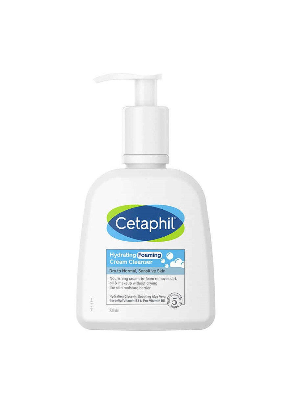 Cetaphil Hydrating Foaming Cream Cleanser, Dry to Normak, sensitive skin- 236ml Cetaphil Hydrating Foaming Cream Cleanser, Dry to Normak, sensitive skin- 236ml