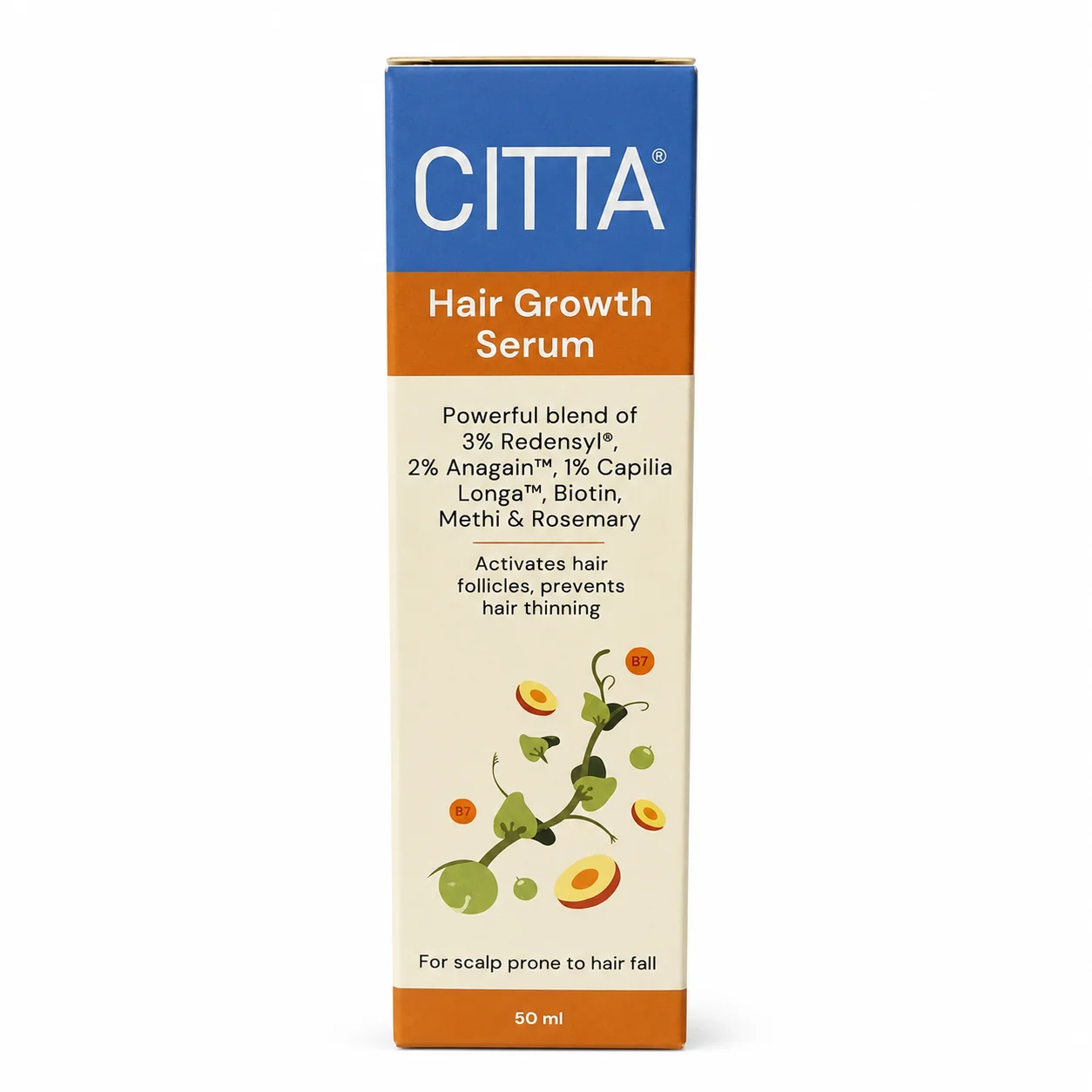 citta-hair-growth-serum-with-3-redensyl-2-anagain-rosemary-main CITTA Hair Growth Serum for Hair Fall Control - Image 1