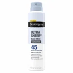 Neutrogena Ultra Sheer Body Mist Sunscreen Broad Spectrum SPF 45 141g