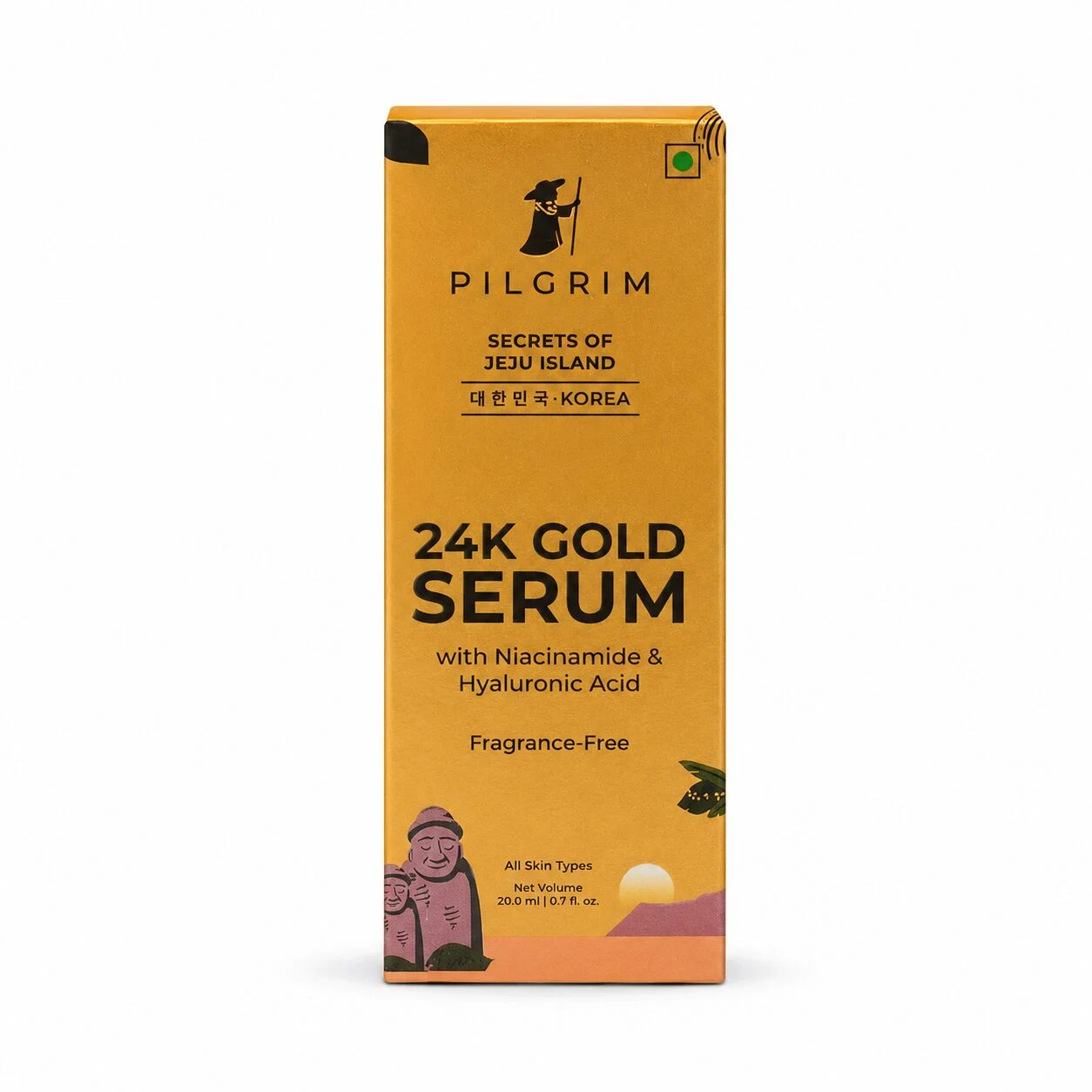 pilgrim-24k-gold-face-serum-with-niacinamide-hyaluronic-acid-20ml Pilgrim 24K Gold Face Serum with Niacinamide & Hyaluronic Acid - Image 1