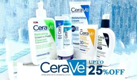 CeraVe, up to 25% off